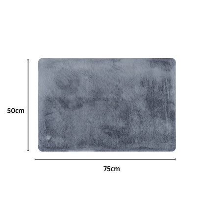 Cashmere Rabbit Fur Anti Skid Fur Bathmat - Pano