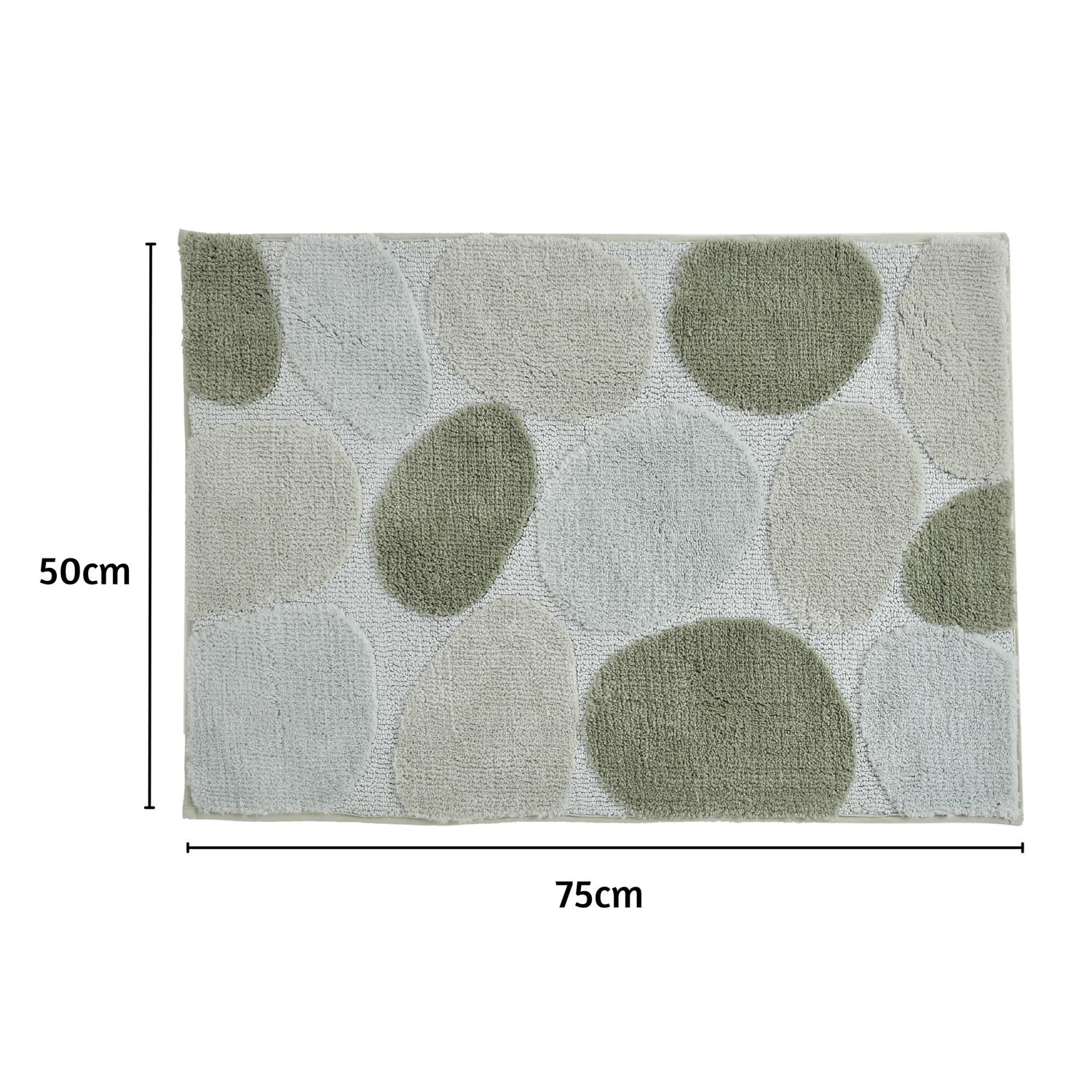 Stone Microfiber Anti Skid Bathmat - Pano
