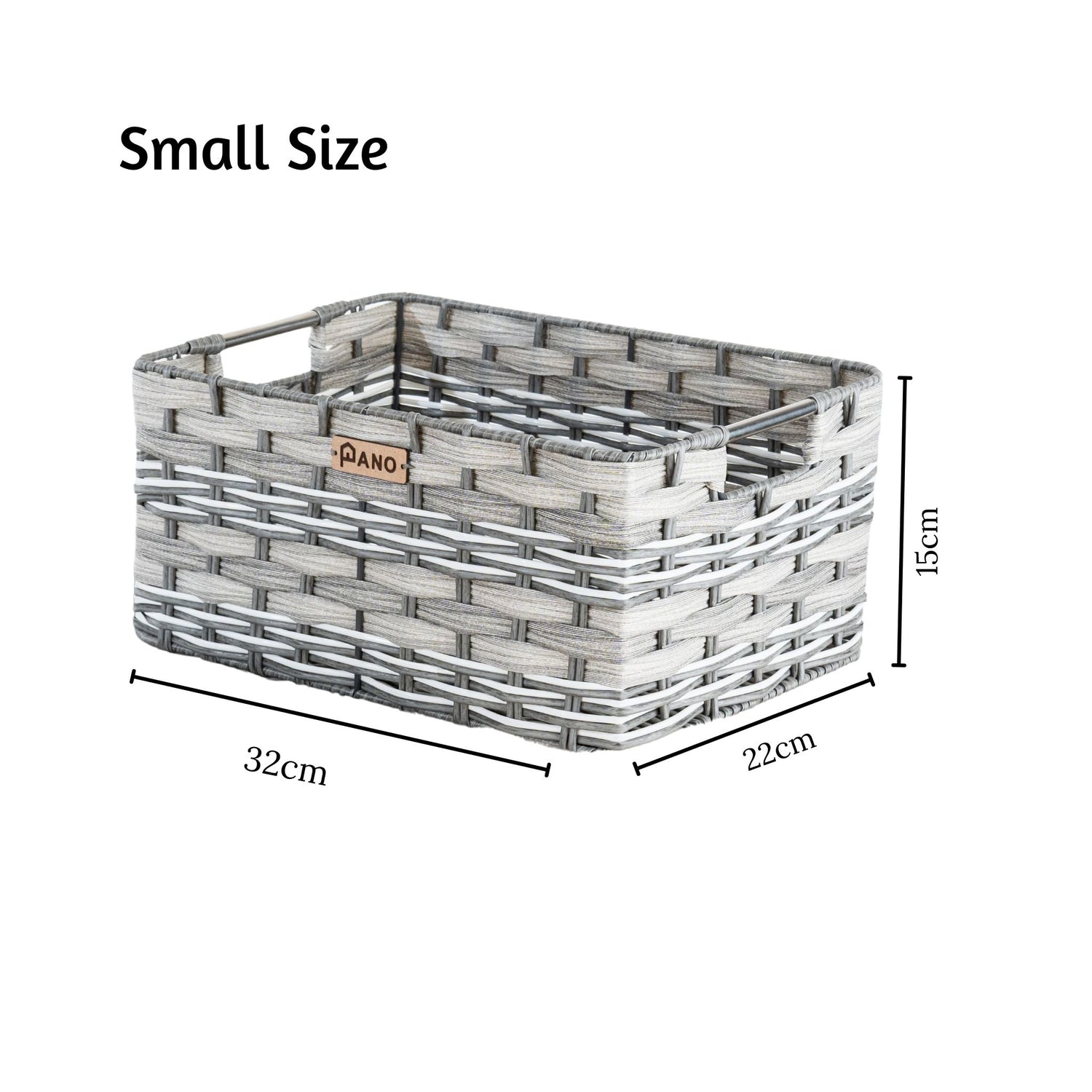 Wicker Storage Oliver Basket | Storage Organiser  - Pano