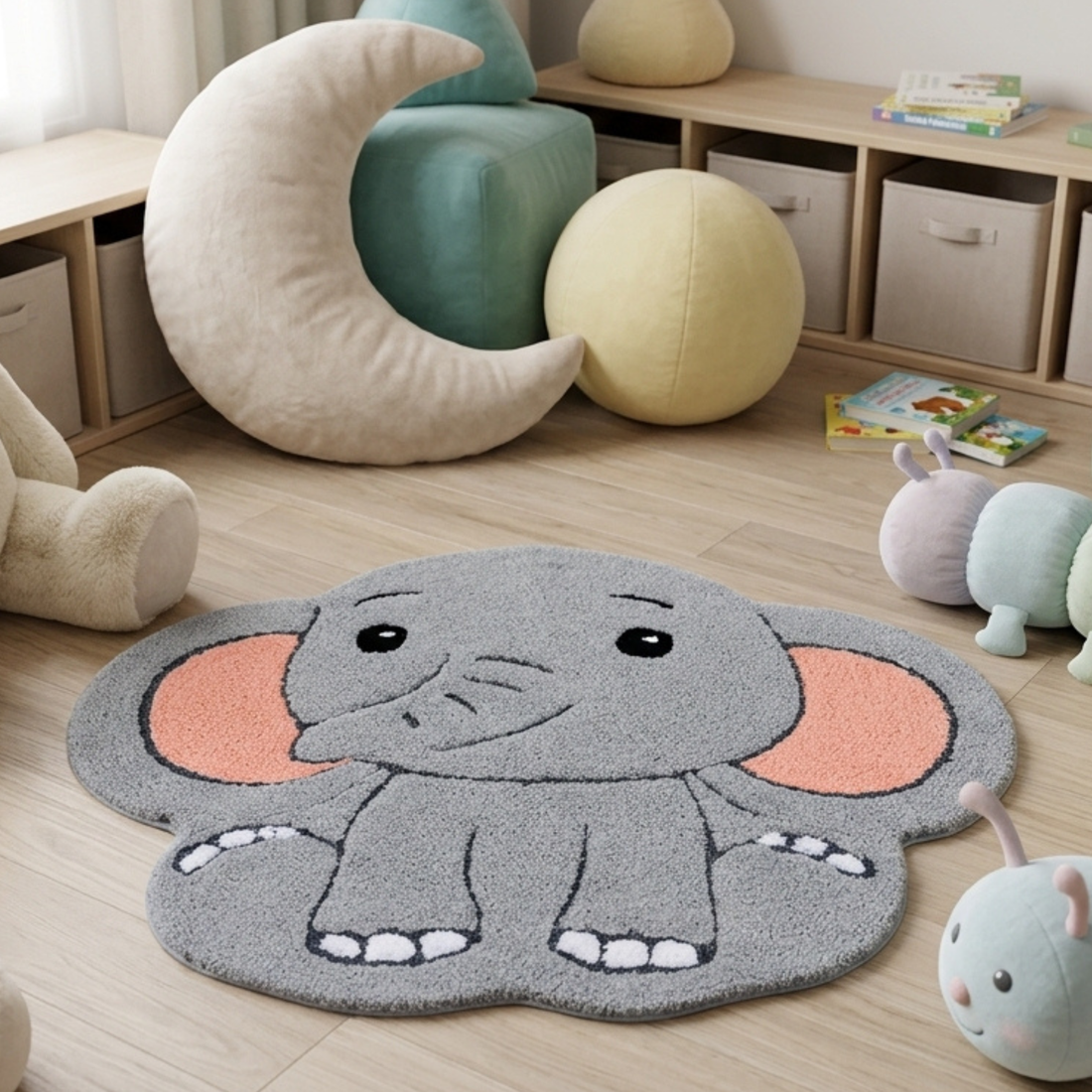 Baby Elephant Premium Micro Poly Yarn Multi-Usage Mat - Pano