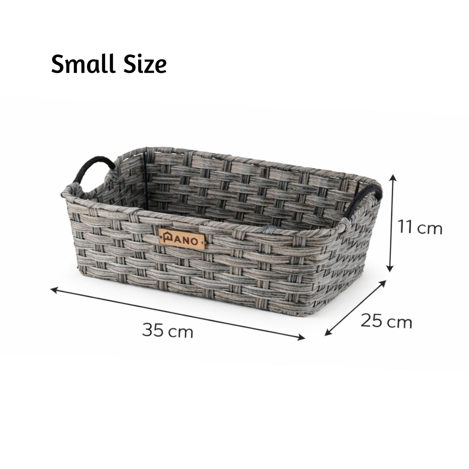 Wicker Kitchen Utility Maxwell Basket | Storage Organiser - Pano