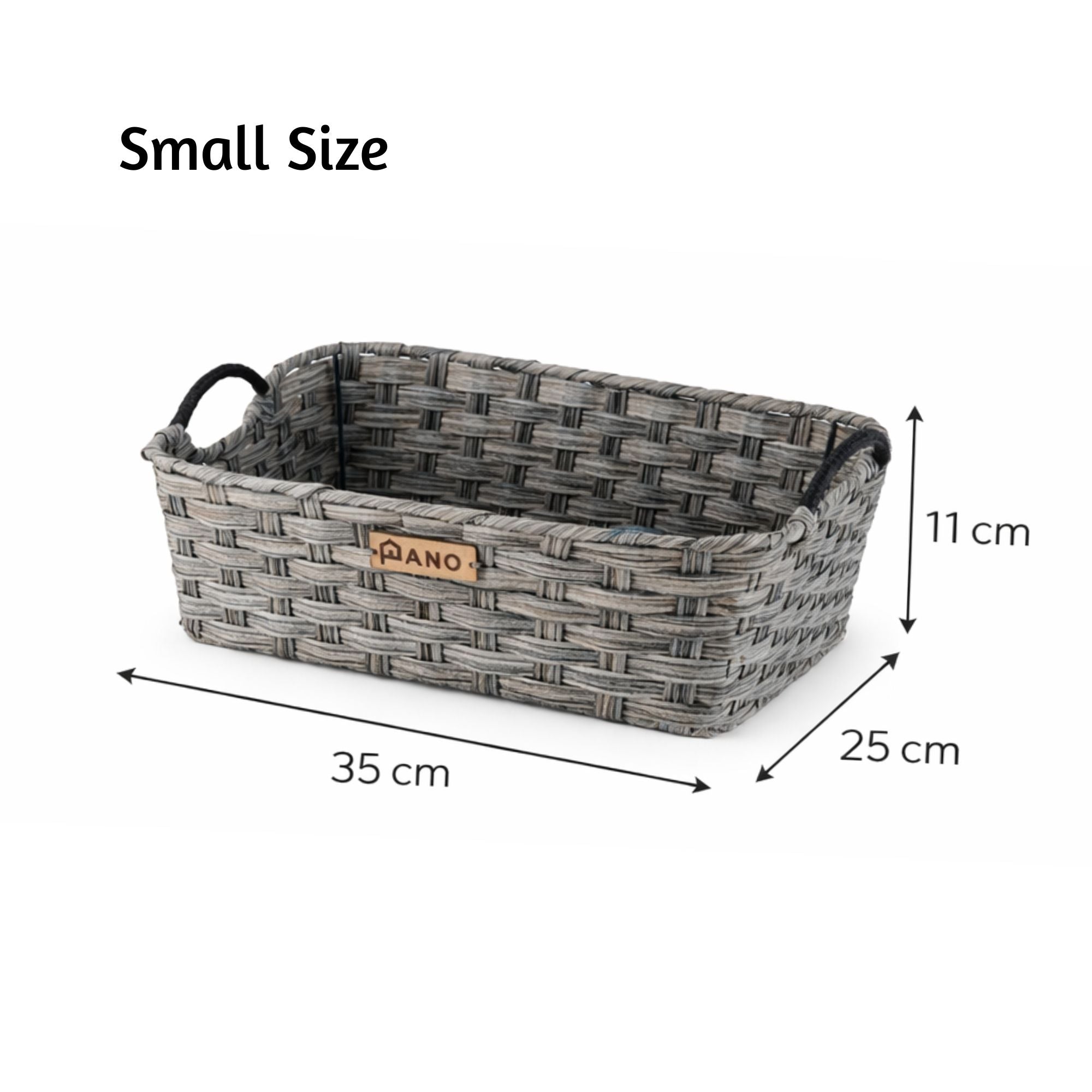 Wicker Kitchen Utility Maxwell Basket | Storage Organiser - Pano