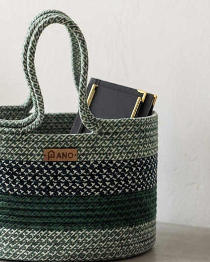 Floris Hand Basket - Green