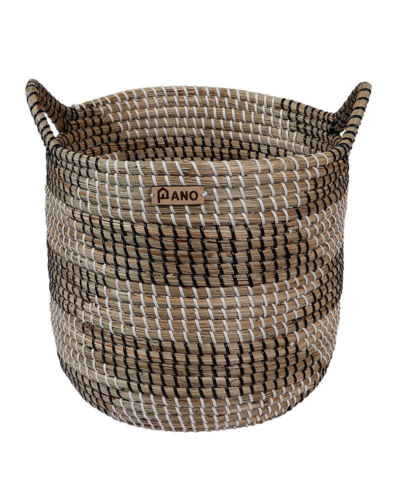 Andaman Sea Grass Natural Basket Pano Web