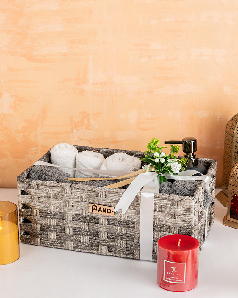 Festival Basket Combo With Soap Dispenser & Face Towel- Pano
