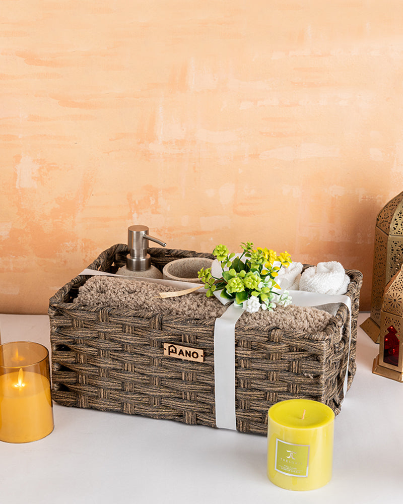 All in one Diwali Gift Combo with Soap Dispenser, Tumbler, 2 Face Towel &amp; 1 Hand Towel &amp; Decorative Candle - Pano