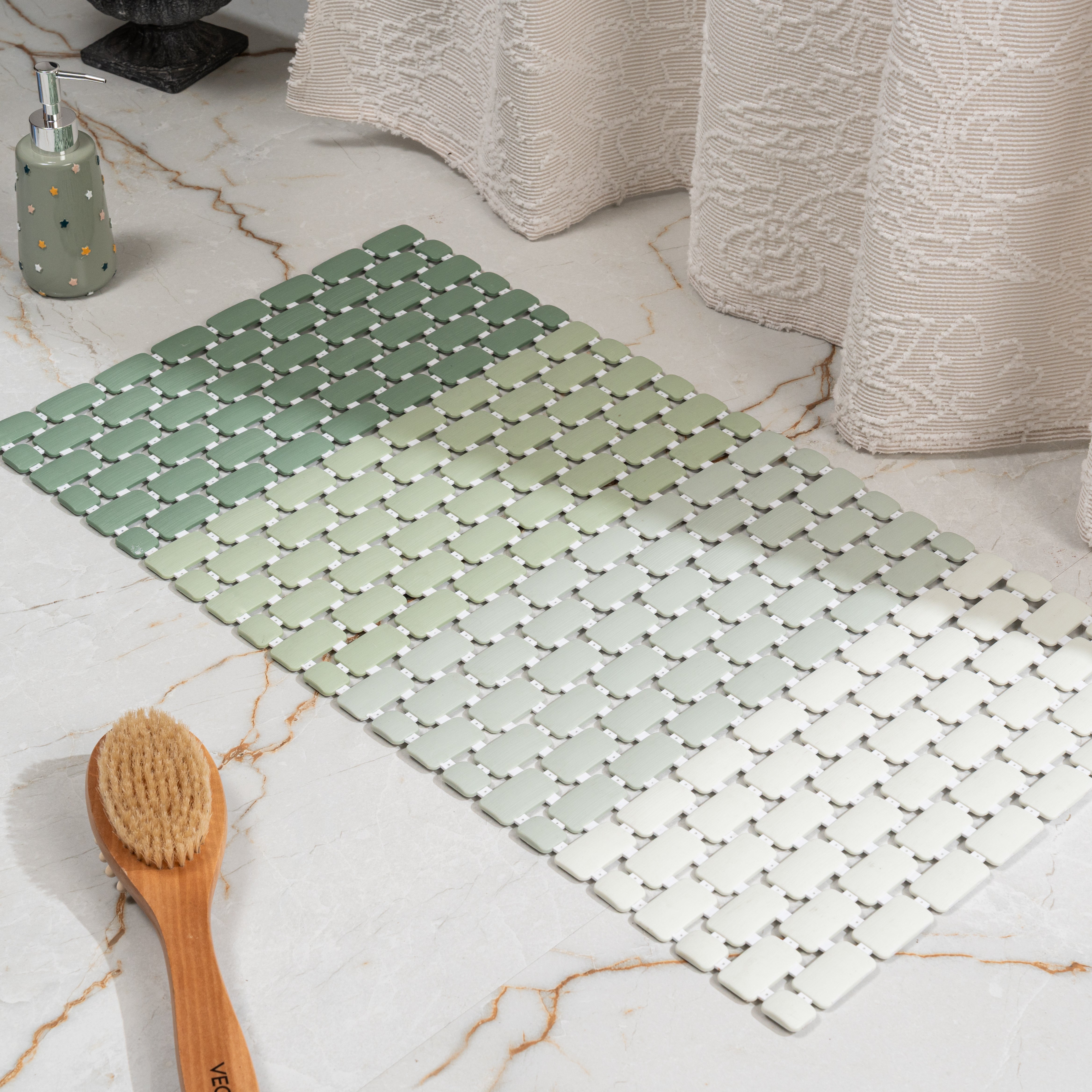 Breeza Anti Slip Shower Mat Saze - Pano