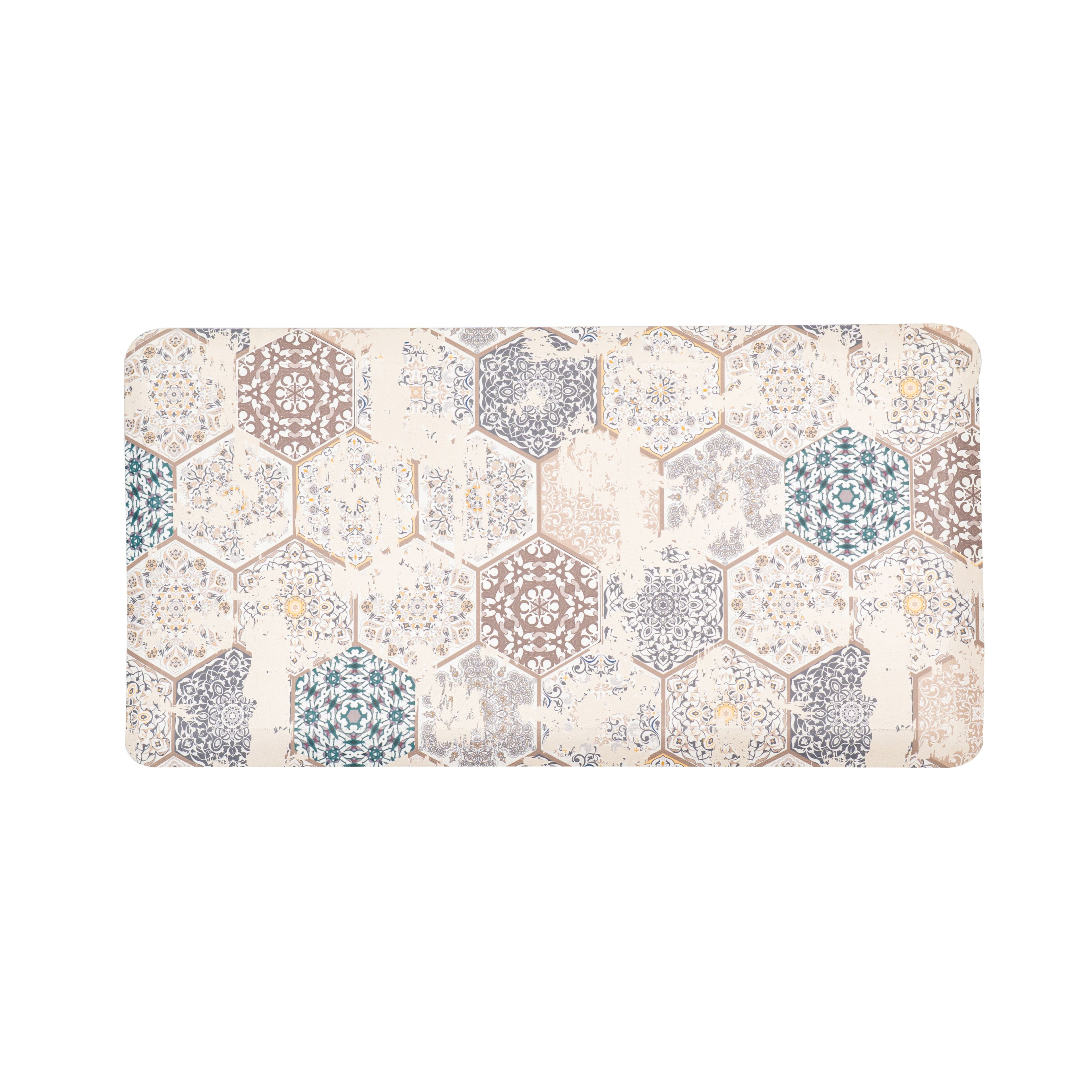 Zest Anti Fatigue Anti Slip Kitchen Mat Multi -Pano