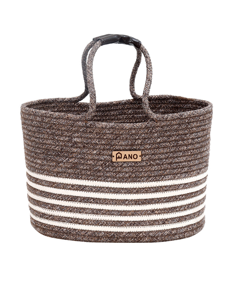 Monaco Multi Purpose Brown Tote Hand Basket