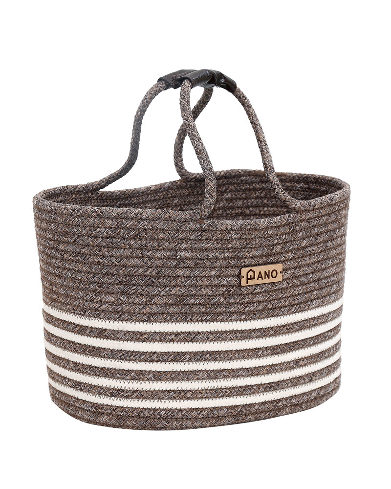 Monaco Multi Purpose Brown Tote Hand Basket