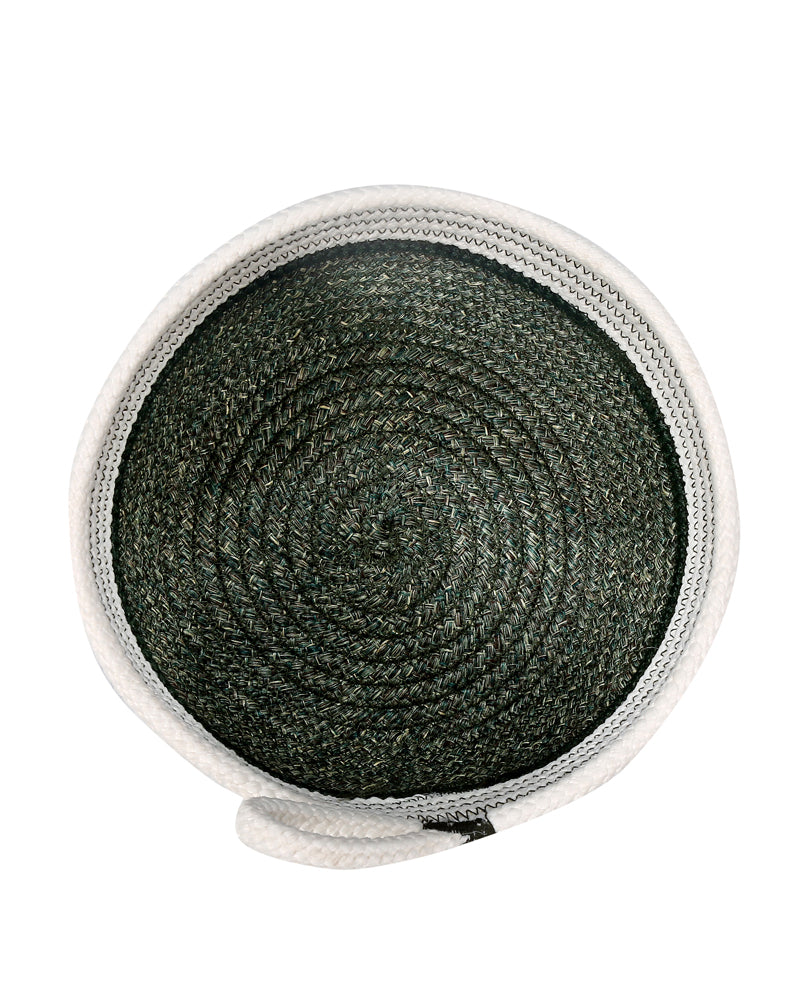 Naples Polypropylene Green Multi-Storage Basket Pack of 2 Basket - Pano Pano