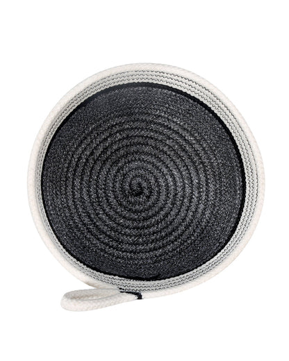 Naples Polypropylene Grey Multi-Storage Basket Pack of 2 Basket - Pano Pano