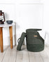 Stripe Laundry Basket Multi Purpose with Lid Green - Pano Pano