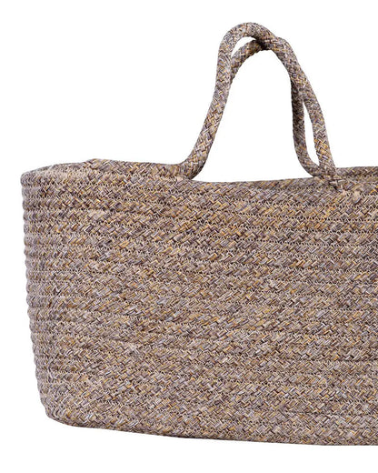 Tunisia Polypropylene  Beige Storage Basket