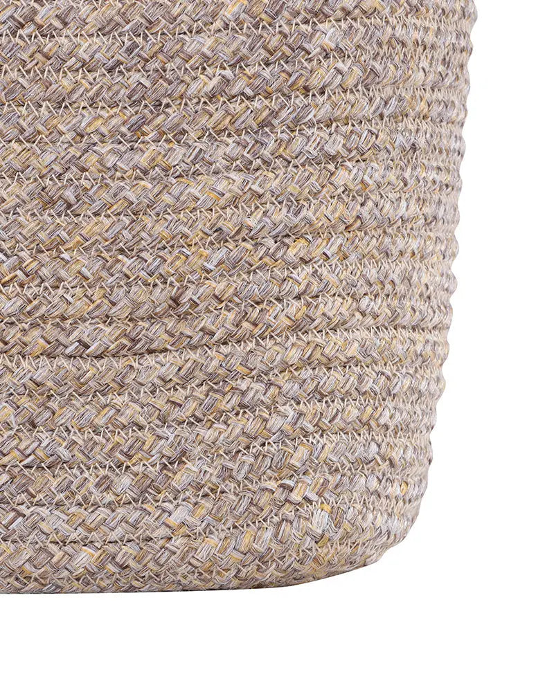 Tunisia Polypropylene  Beige Storage Basket