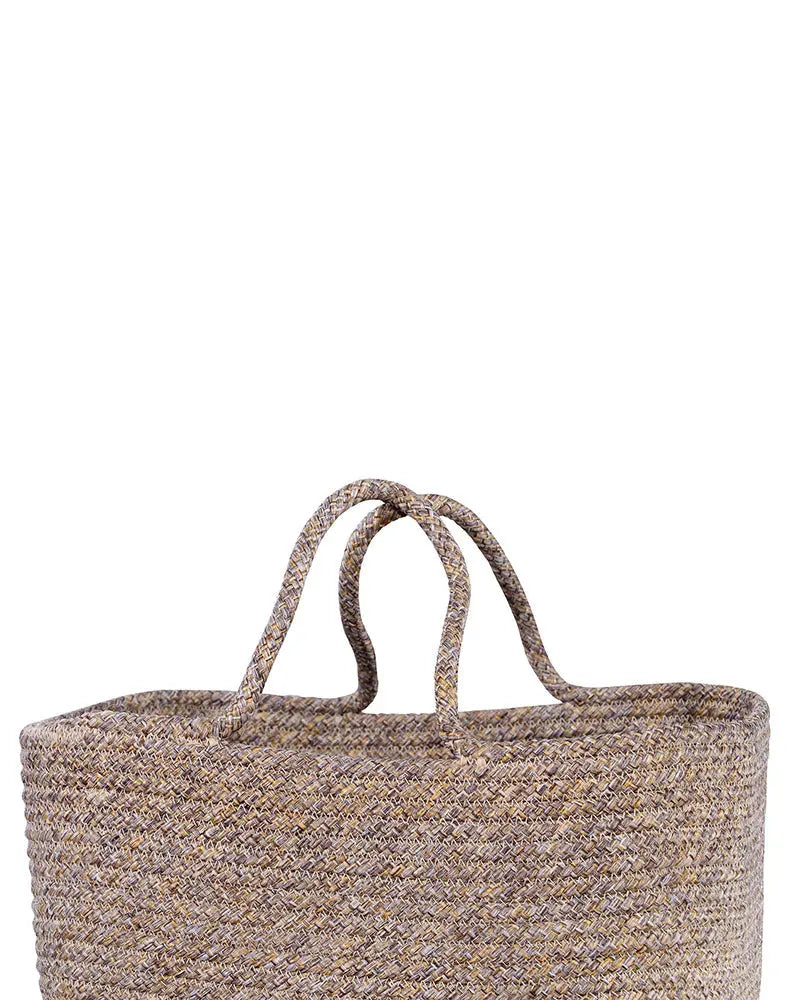Tunisia Polypropylene  Beige Storage Basket