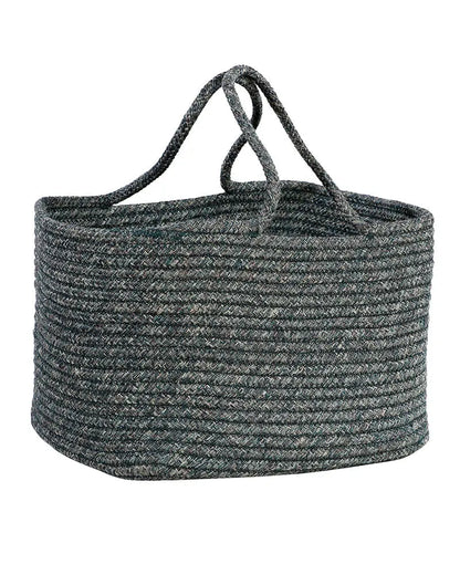  Tunisia Polypropylene Green Storage Basket