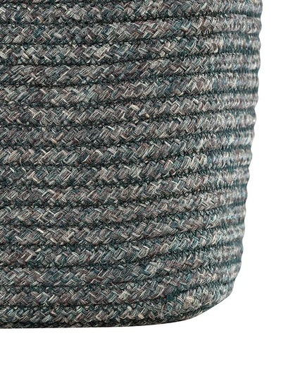  Tunisia Polypropylene Green Storage Basket