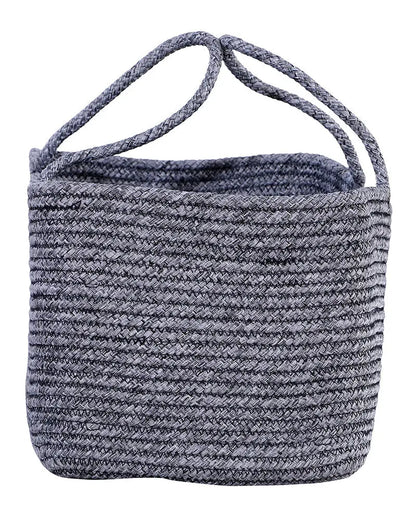 Tunisia Polypropylene Ash Grey Storage Basket