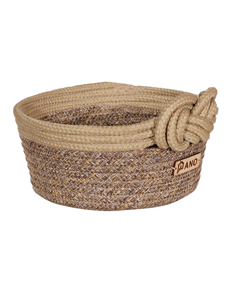 Valencia Polypropylene Beige Multi- Storage Basket- Pano