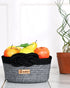 Valencia Polypropylene Grey Multi- Storage Basket- Pano Pano
