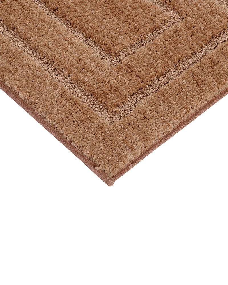 Border Frame Anti Skid Super Soft Bathmat