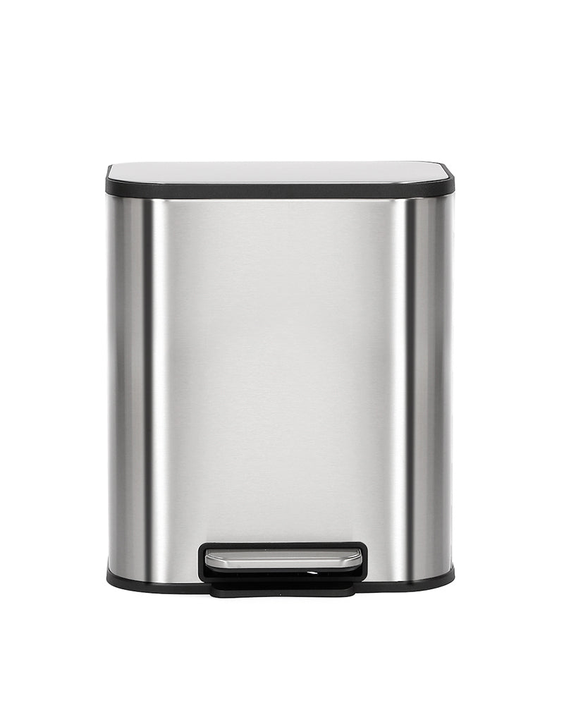 Binova Stainless Steel Soft Close Peddle Dustbins 12 Litre - Pano