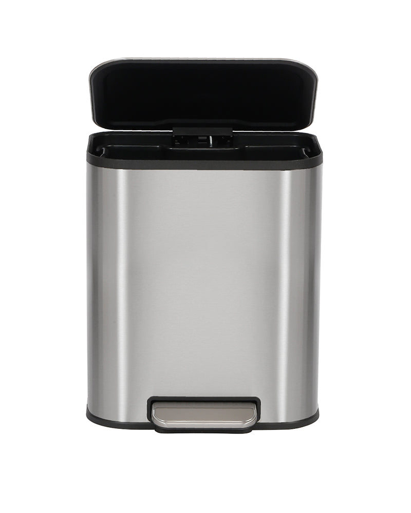 Binova Stainless Steel Soft Close Peddle Dustbins 12 Litre - Pano