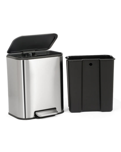 Binova Stainless Steel Soft Close Peddle Dustbins 12 Litre - Pano Pano