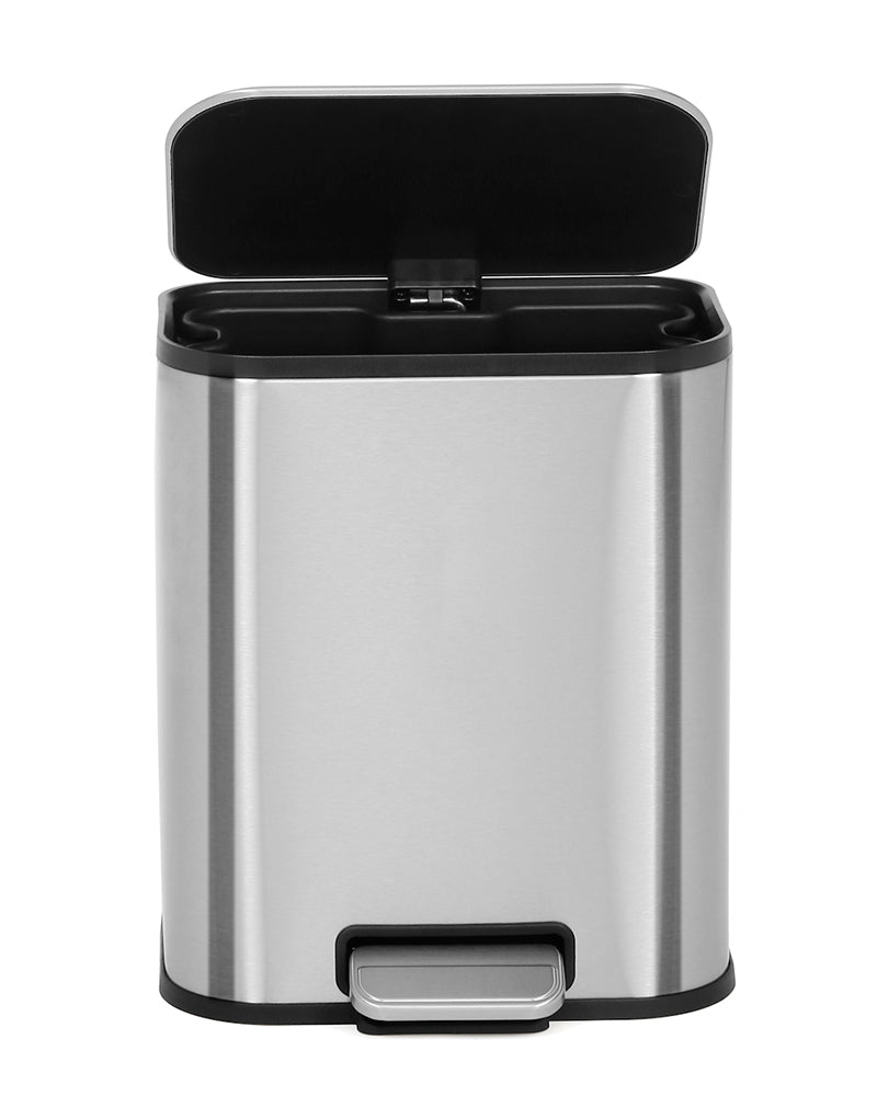 Binova Stainless Steel Soft Close Peddle Dustbins 5 Litre - Pano