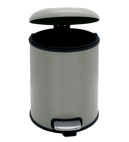 Stainless Steel Soft Close Step Bin 12 Litre Beige Pano