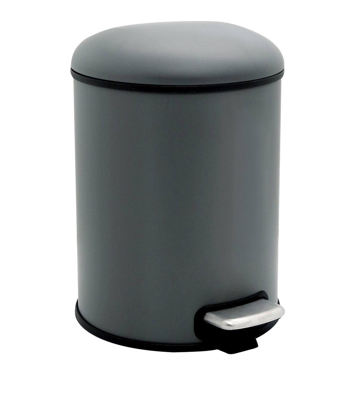 Stainless Steel Soft Close Step Bin 12 Litre Grey Pano