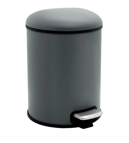 Stainless Steel Soft Close Step Bin 12 Litre Grey Pano