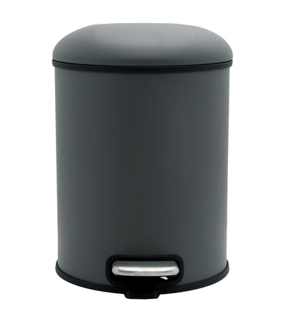 Stainless Steel Soft Close Step Bin 12 Litre Grey Pano