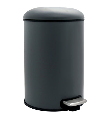 Stainless Steel Soft Close Step Bin 5 Litre Grey Pano