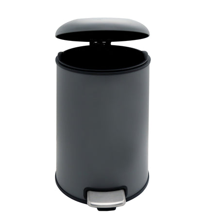 Stainless Steel Soft Close Step Bin 5 Litre Grey Pano