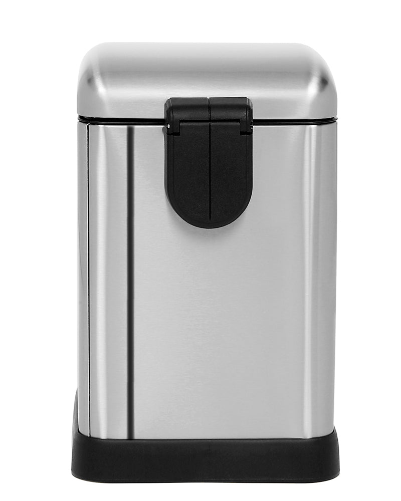 Scava Stainless Steel Soft Close Peddle Dustbins 6 Litre - Pano