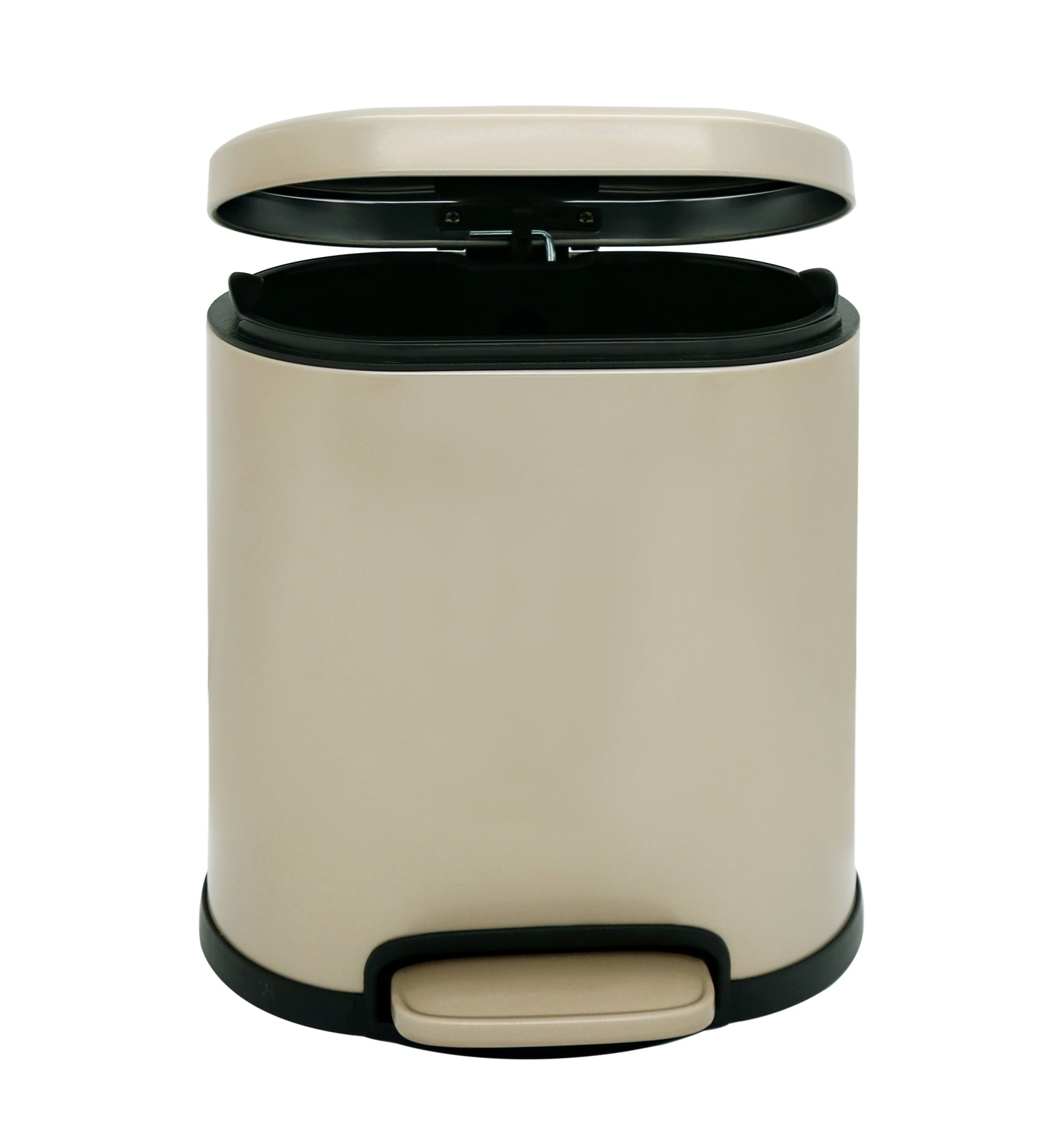 Stainless Steel Soft Close Step Oval Bin 5 Litre