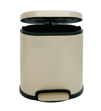 Stainless Steel Soft Close Step Oval Bin 5 Litre Pano