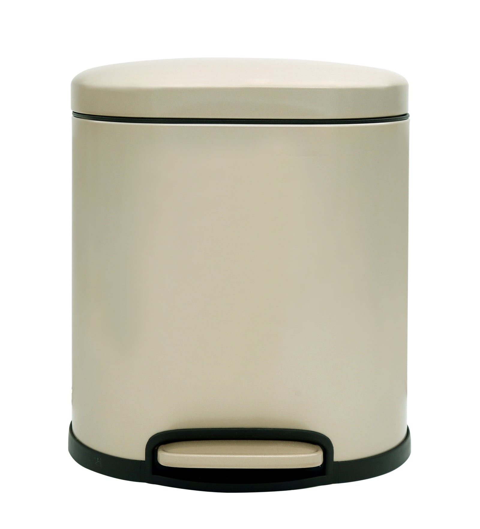 Stainless Steel Soft Close Step Oval Bin 5 Litre