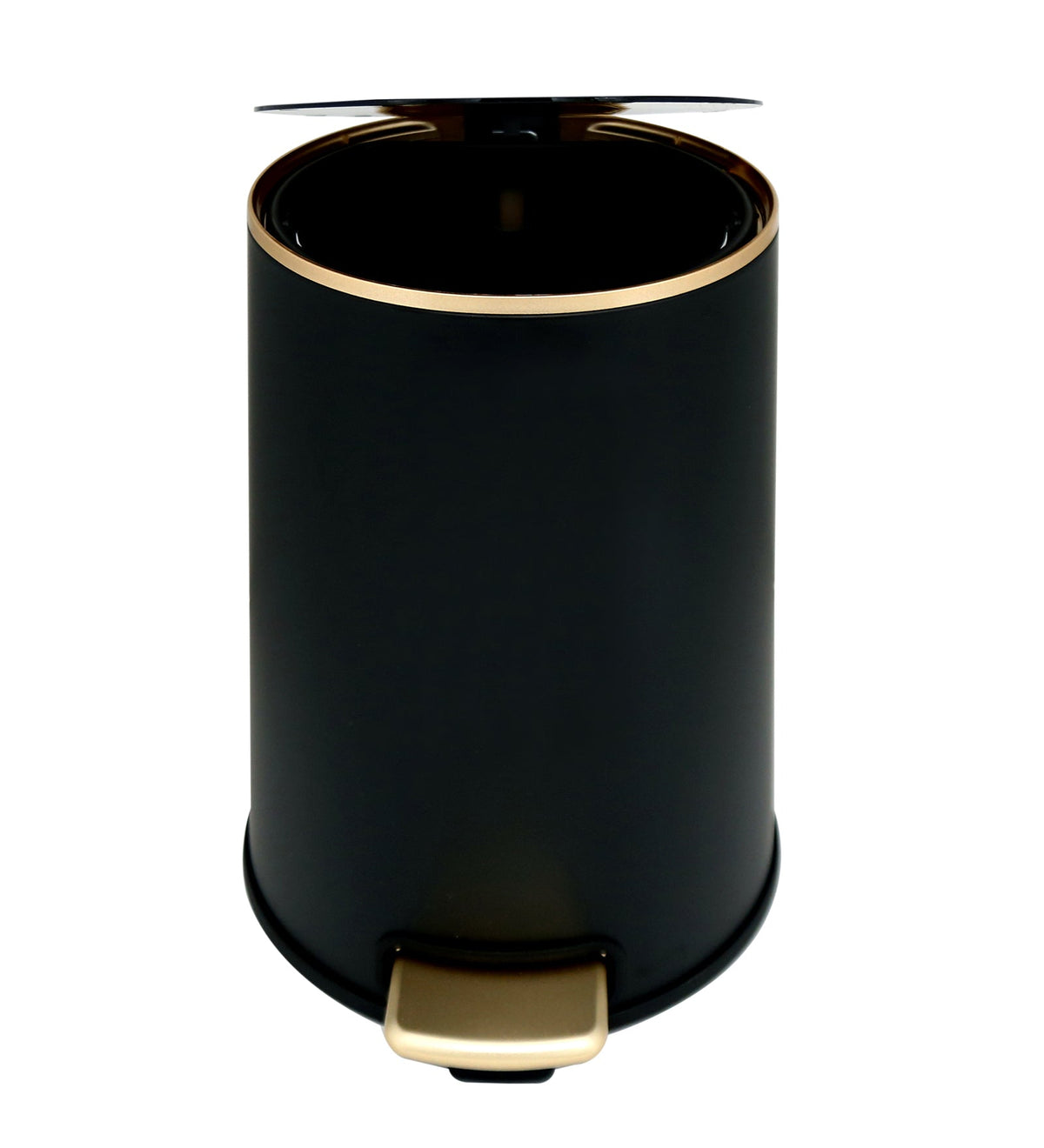Stainless Steel Soft Close Step Bin 8 Litre Black Pano