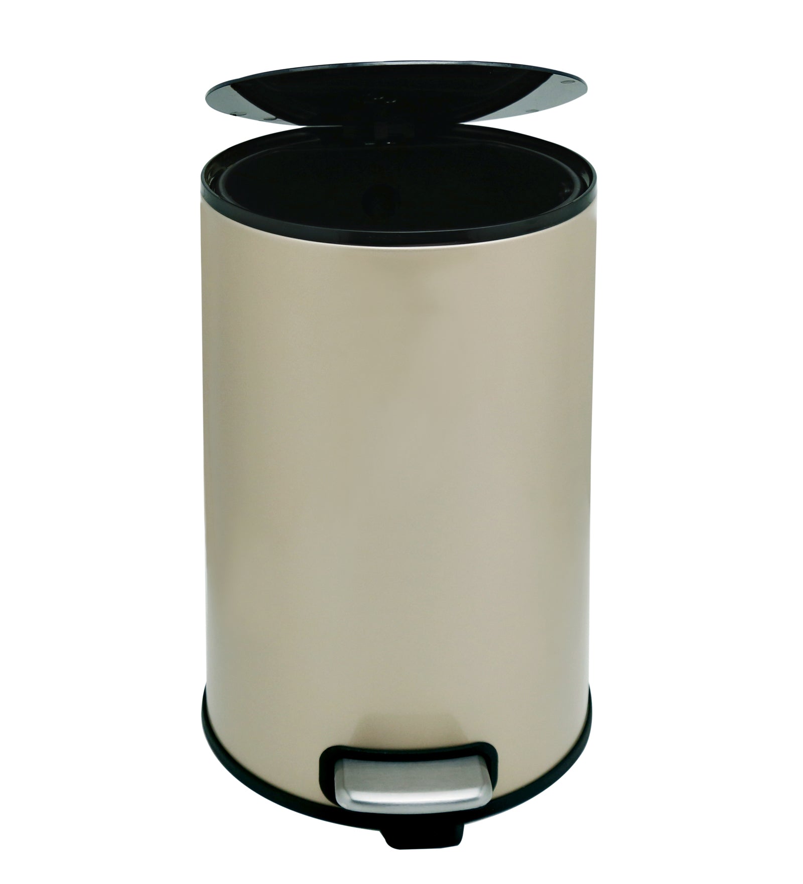 Stainless Steel Soft Close Step Round Bin 8 Litre