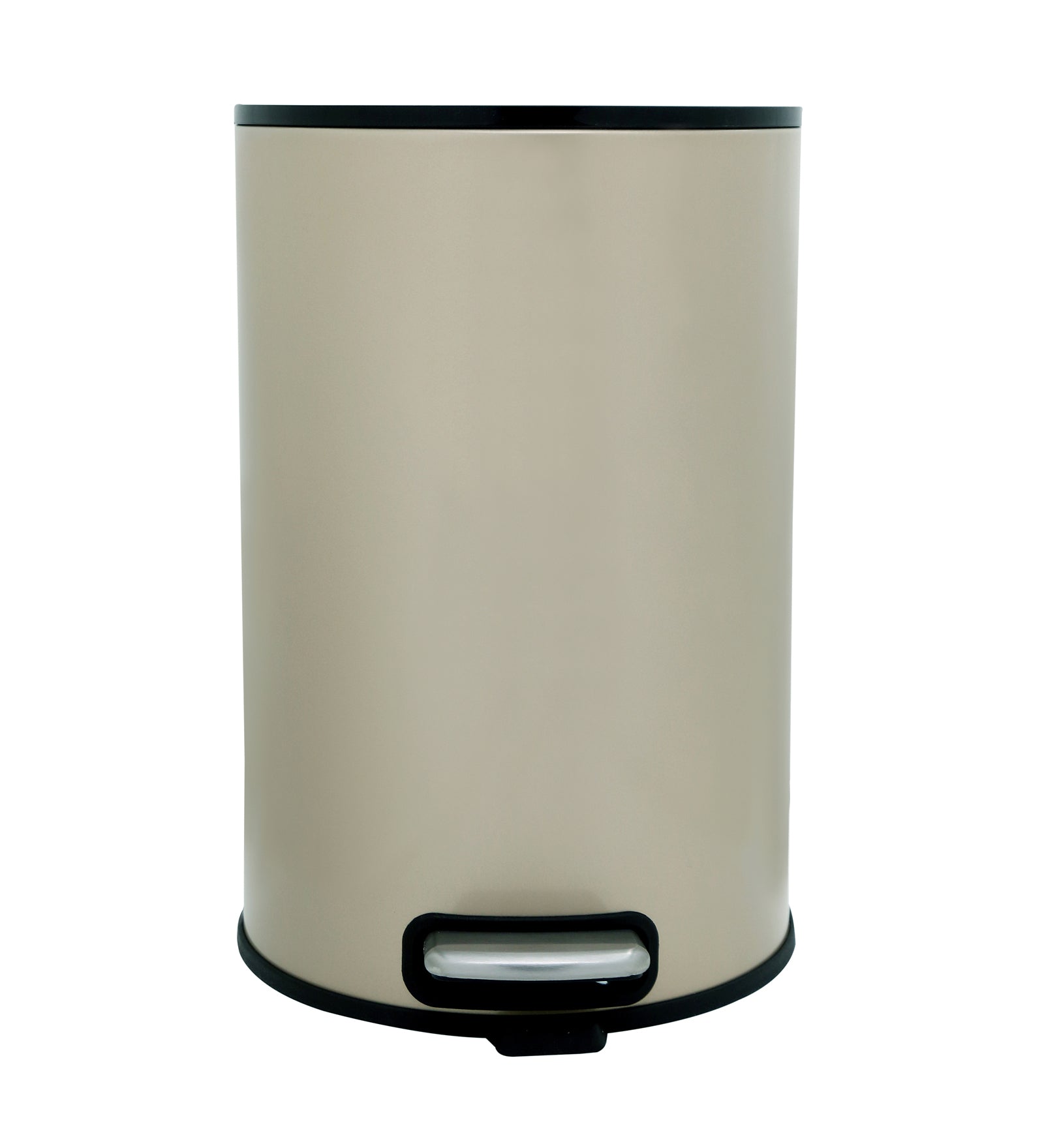 Stainless Steel Soft Close Step Round Bin 8 Litre