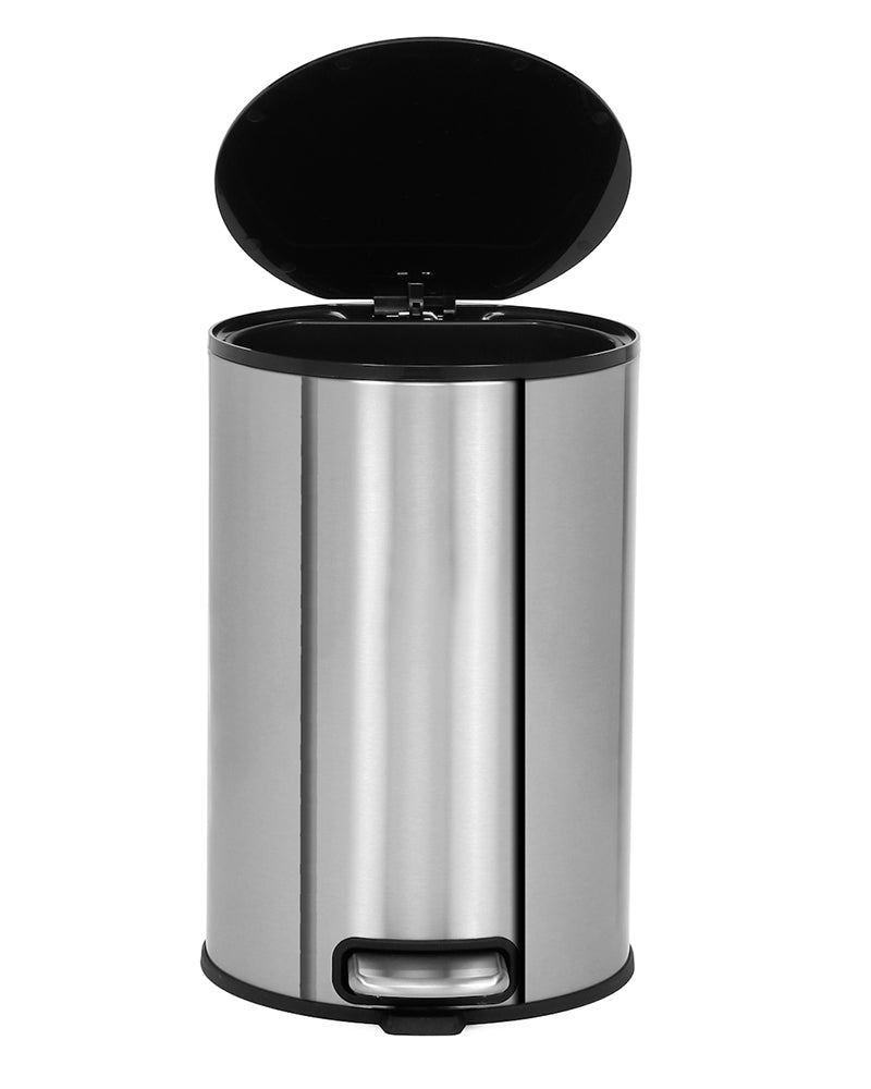 Oxford Stainless Steel Soft Close Peddle Dustbins 8 Litre - Pano