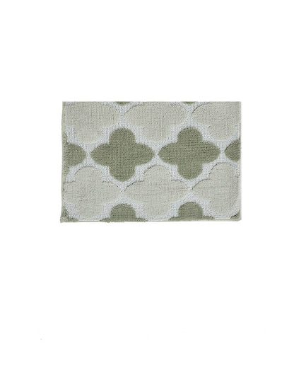 Abstract Microfiber Sage Anti Skid Bathmat - Pano Pano