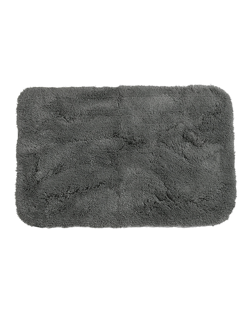 Aura Microfiber Charcoal Anti Skid Bathmat - Pano