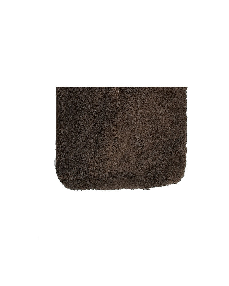 Aura Microfiber Brown Anti Skid Bathmat - Pano