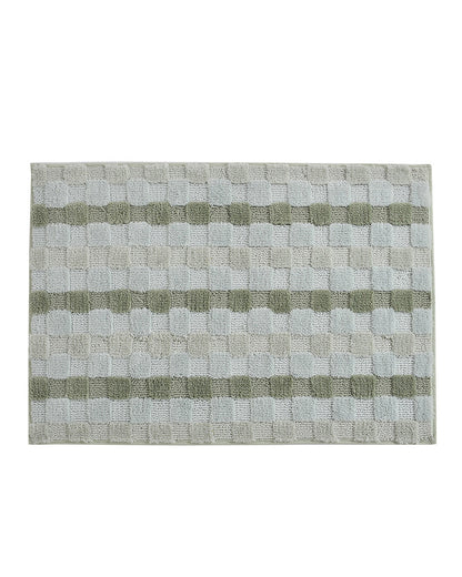 Blocks Microfiber Sage Anti Skid Bathmat - Pano Pano