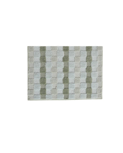 Blocks Microfiber Sage Anti Skid Bathmat - Pano Pano