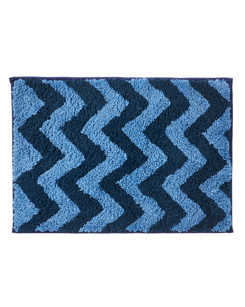 Chevron Stripe Reversible Anti Skid Bathmat